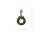 Charm "Kranz" 925 Sterlingsilber, emmailliert