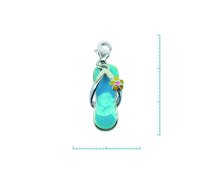 Charm "Flip Flop" 925 Sterlingsilber, emmailliert