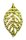 Blatt, 925 Sterlingsilber, vergoldet