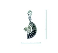 Charm "Fächer" 925 Sterlingsilber,...