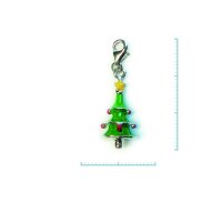 Charm "Tannenbaum mit Kugeln" 925...
