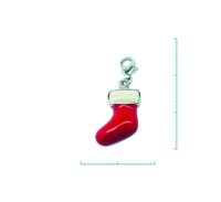 Charm "Nikolausstiefel" 925 Sterlingsilber,...