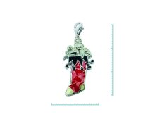 Charm "Stiefel gefüllt" 925...