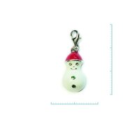 Charm "Schneemann mit Mütze" 925...
