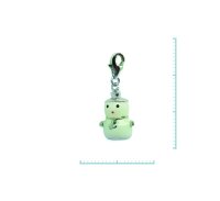 Charm "Schneeman" 925 Sterlingsilber, emmailliert