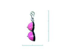 Charm "Oberteil" 925 Sterlingsilber, emmailliert