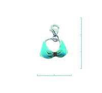 Charm "Oberteil" 925 Sterlingsilber, emmailliert