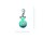 Charm "Hupfball" 925 Sterlingsilber, emailliert