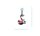 Charm "Schwimmender Schwan" 925 Sterlingsilber, emmailliert