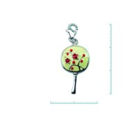 Charm "Paipay" 925 Sterlingsilber, emmailliert