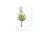 Charm "Paipay" 925 Sterlingsilber, emmailliert