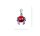 Charm "Krebs" 925 Sterlingsilber, emmailliert