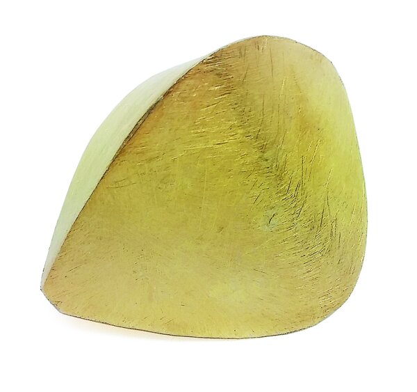 Kugel, dreiecksform, 925 Sterlingsilber, vergoldet