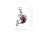 Charm "Fisch, rot" 925 Sterlingsilber, emmailliert