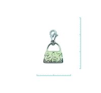 Charm "Tasche" 925 Sterlingsilber, emmailliert