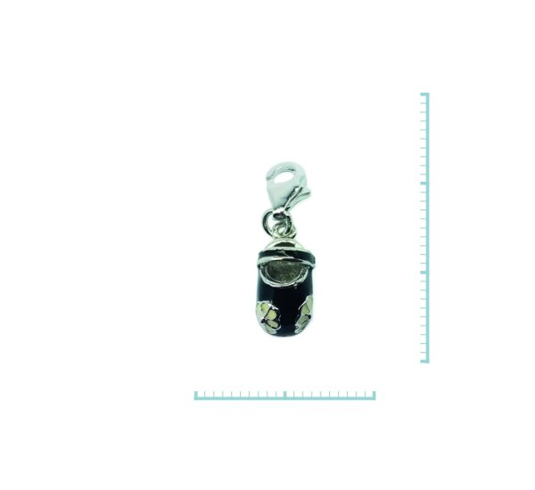 Charm "Babyschuh" 925 Sterlingsilber, emmailliert
