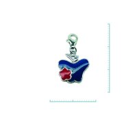 Charm "Schmetterling mit Stern" 925...