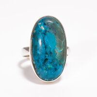 Ring, oval, klein, aus 925er Silber, mit Shattuckit