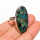 Ring, oval, groß, aus 925er Silber, mit Shattuckit