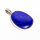 Anhänger, oval, aus 925er Silber, mit Lapislazuli