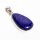 Anhänger, tropfenförmig, schmal, aus 925er Silber, mit Lapislazuli