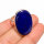 Ring, oval, groß, aus 925er Silber, mit Lapislazuli