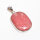 Anhänger, oval, aus 925er Silber, mit Rhodochrosit