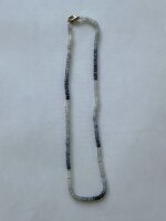 Halskette Saphir, faccetiert, multi