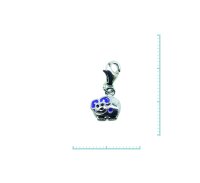 Charm "Hund" 925 Sterlingsilber, emmailliert