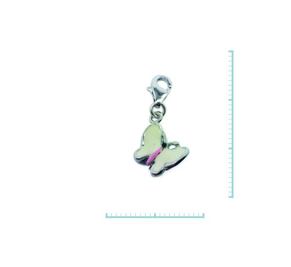 Charm "Schmetterling" 925 Sterlingsilber, emmailliert