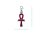 Charm "Anch-Kreuz" 925 Sterlingsilber, emmailliert