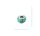 Bead, Kugel, 925 Sterlingsilber, emmailliert
