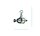 Charm "Herzen" 925 Sterlingsilber, emmailliert