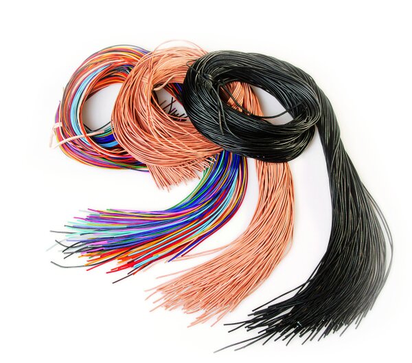 Lederband aus Ziegenleder, ca. 100 cm lang